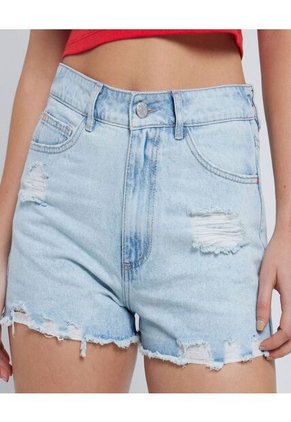 Short Para Mujer  Color Azul Claro Marca Ostu #40190281