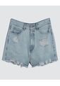 Short Para Mujer  Color Azul Claro Marca Ostu #40190281 de Ostu