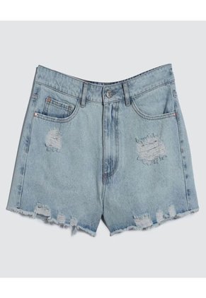 Short Para Mujer  Color Azul Claro Marca Ostu #40190281