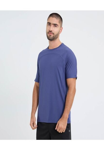 Camiseta Para Hombre Manga Corta Color Azul Marca Ostu #60091491