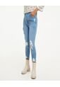 Jean Para Mujer Skinny Color Azul  Marca Ostu #40160275 de Ostu