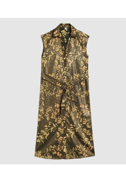 Vestido Para Mujer Manga Sisa Color Verde Marca Ostu #40170291