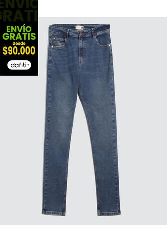 Jean Para Hombre Skinny Color Azul Medio Marca Ostu #60160345 Ostu