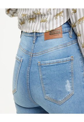 Jean Para Mujer Skinny Color Azul  Marca Ostu #40160275