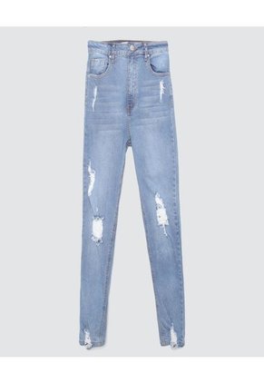 Jean Para Mujer Skinny Color Azul  Marca Ostu #40160275