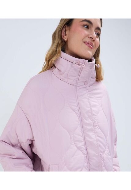 Chaqueta Para Mujer Acolchada Color Rosa Marca Ostu #40080197