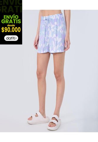 Short Para Mujer  Color Lila  Marca Ostu #40190315 Ostu