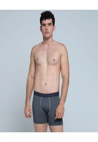 Boxer Para Hombre Filete Medio Algodón Color Gris  Marca Ostu #60000413 Ostu