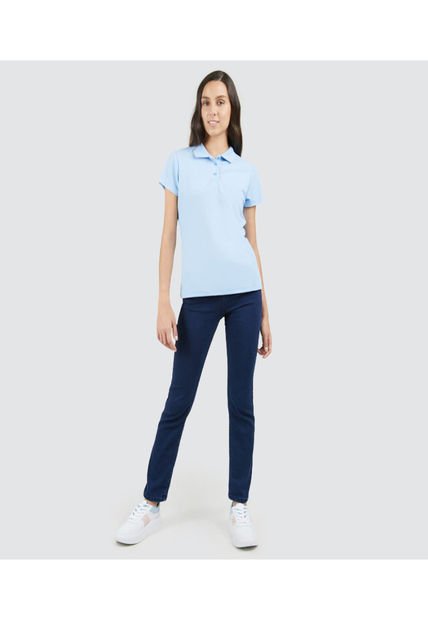 Jean Para Mujer Regular Color Azul  Marca Ostu #40160135
