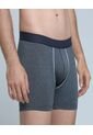 Boxer Para Hombre Filete Medio Algodón Color Gris  Marca Ostu #60000413 de Ostu