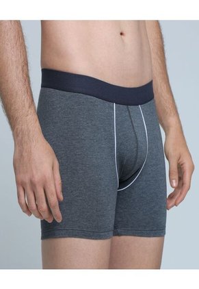Boxer Para Hombre Filete Medio Algodón Color Gris  Marca Ostu #60000413