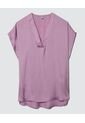 Blusa Para Mujer Manga Corta Color Rosado  Marca Ostu #40120944 de Ostu