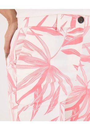 Pantalon Para Mujer Capri Color Coral Marca Ostu #40070774