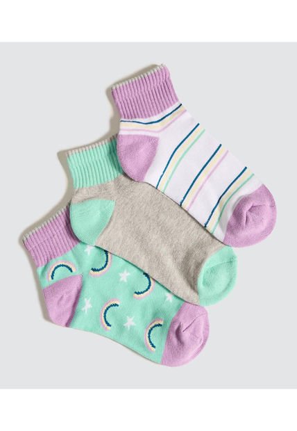 Medias Para Niña Tobillera Color Pack X Marca Ostu #90980118