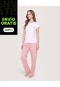 Pijama Manga Murciélago Con Pantalón Largo  Para Mujer Rosa Ostu de Ostu