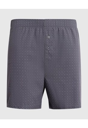 Pantaloncillo Para Hombre Boxer Bragueta Amplio Color Negro Marca Ostu #60000493