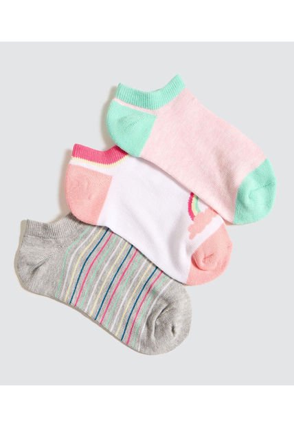 Medias Para Niña Invisible Color Pack X Marca Ostu #90980112