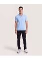 Polo Basica  Para Hombre Azul Ostu de Ostu