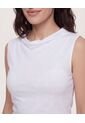 Camiseta  Para Mujer Manga Sisa Cuello Redondo Color Blanco Marca Ostu #40097966 de Ostu