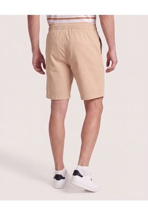 Bermuda Resort Con Cordón De Ajuste  Para Hombre Beige Ostu