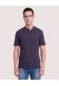 Polo Cuello Mao Regular  Para Hombre Azul Ostu de Ostu