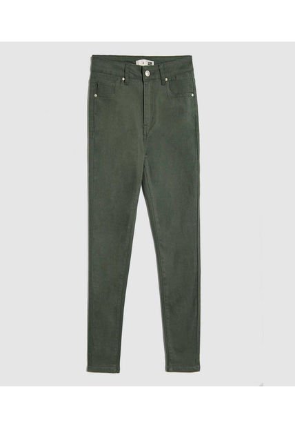 Pantalon Para Mujer 5 Bolsillos Color Verde Oliva Marca Ostu #40070544