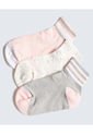 Medias Infantil Niña Tobillera Color Gris Marca Ostu #90980127 de Ostu