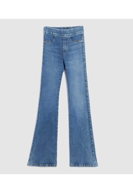 Jean Para Mujer Jeggings Flare Color Azul Medio Marca Ostu #40160528