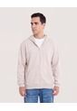 Buzo Hoodie Con Cremallera  Para Hombre Avena Ostu de Ostu