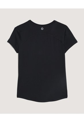 Camiseta Para Mujer Manga Corta Cuello Redondo Color Negro Marca Ostu #40092809