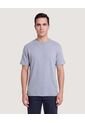 Camiseta Regular Tricot  Para Hombre Gris Ostu de Ostu