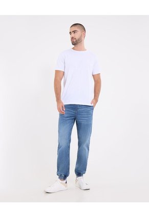 Jean  Para Hombre Jogger Color Azul Marca Ostu #60160457