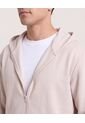Buzo Hoodie Con Cremallera  Para Hombre Avena Ostu de Ostu