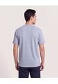 Camiseta Regular Tricot  Para Hombre Gris Ostu de Ostu