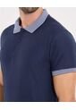 Polo Para Hombre Cuello Tejido Sin Bolsillo Color Azul  Marca Ostu #60110751 de Ostu