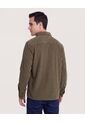 Chaqueta Con Bolsillos De Tapa  Para Hombre Verde Ostu de Ostu