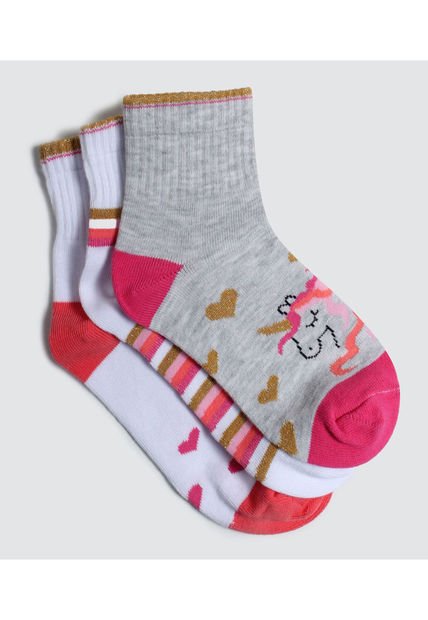 Medias Para Niña Tobillera Color Pack X Marca Ostu #90980104