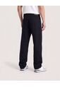 Jean Straight Clásico  Para Hombre Negro Ostu de Ostu
