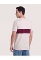 Camiseta Henley Corte Frontal  Para Hombre Café Ostu de Ostu