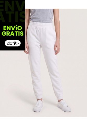 Jogger Básico De Ajuste Cómodo Para Niña  Infantil Niña Crema Ostu Ostu