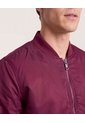 Chaqueta Bomber  Para Hombre Vino Ostu de Ostu