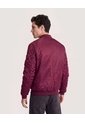 Chaqueta Bomber  Para Hombre Vino Ostu de Ostu