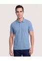 Polo Basica  Para Hombre Azul Ostu de Ostu