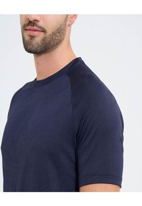 Camiseta Para Hombre Manga Corta Color Azul Marca Ostu #60091487