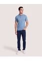 Polo Basica  Para Hombre Azul Ostu de Ostu