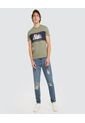Jean Hombre Regular Con Rotos  Azul Ostu de Ostu