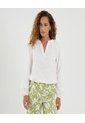 Blusa Para Mujer Manga Larga Color Crudo Marca Ostu #40121173 de Ostu