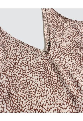 Blusa Para Mujer Manga Sisa Color Beige Marca Ostu #40120939