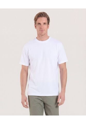 Camiseta Regular  Para Hombre Blanco Ostu Ostu