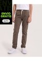 Jean Jogger Ajuste Casual Para Niño  Infantil Niño Verde Ostu de Ostu